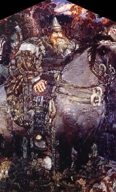 Mikhail Vrubel Warrior oil painting image